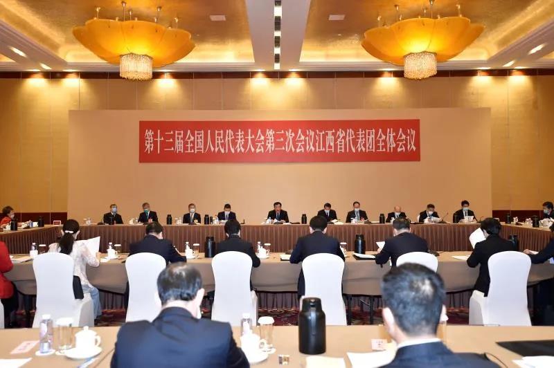 江西代表团举行全体会议